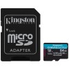 Kingston Canvas Go! Plus microSDXC 170R A2 U3 V30 64GB with Adapter