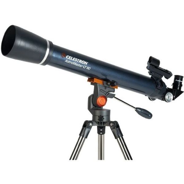 Image of Celestron AstroMaster LT 60AZ Refractor with Phone Adapter & Moon Filter