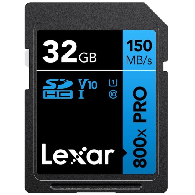 Lexar High-Performance 800x SDHC-SDXC UHS-I Card 32GB