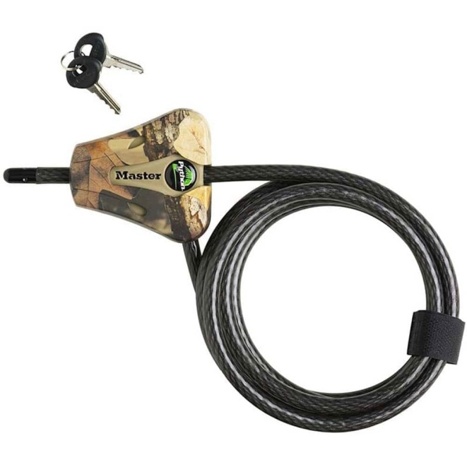Masterlock 8mm Python Cable Lock - Camo