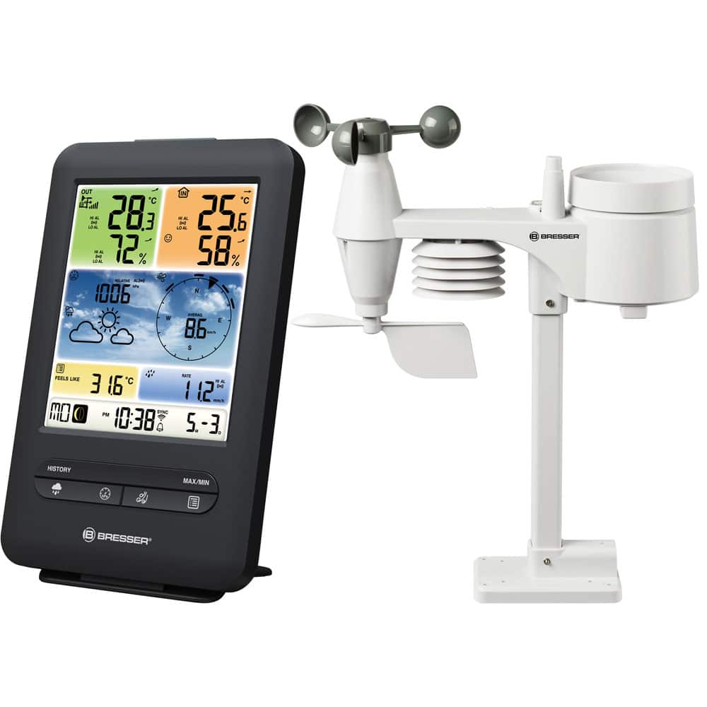 Bresser Professional 5-in-1 Colour Wi-Fi Weather Station V