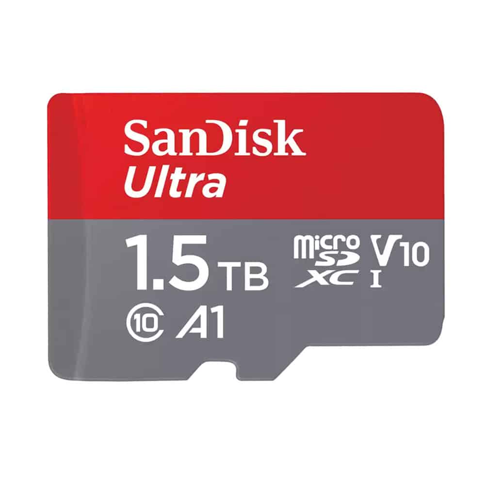 SanDisk Ultra MicroSDXC Card 150MBs A1 Class 10 UHS-I with Adapter - 1.5TB