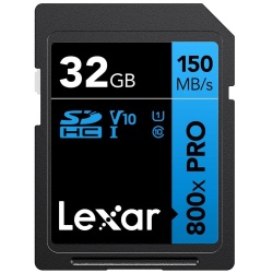 Lexar High-Performance 800x SDHC-SDXC UHS-I Card 32GB