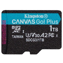 Kingston Canvas Go! Plus microSDXC 170R A2 U3 V30 1TB with Adapter
