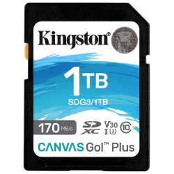 Kingston Canvas Go! Plus SDXC 170R C10 UHS-I U3 V30 1TB